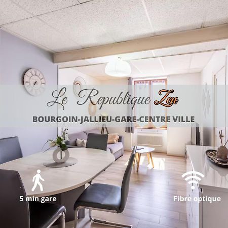 Le Republique-Gare-Centre Ville Bourgoin-Jallieu Εξωτερικό φωτογραφία