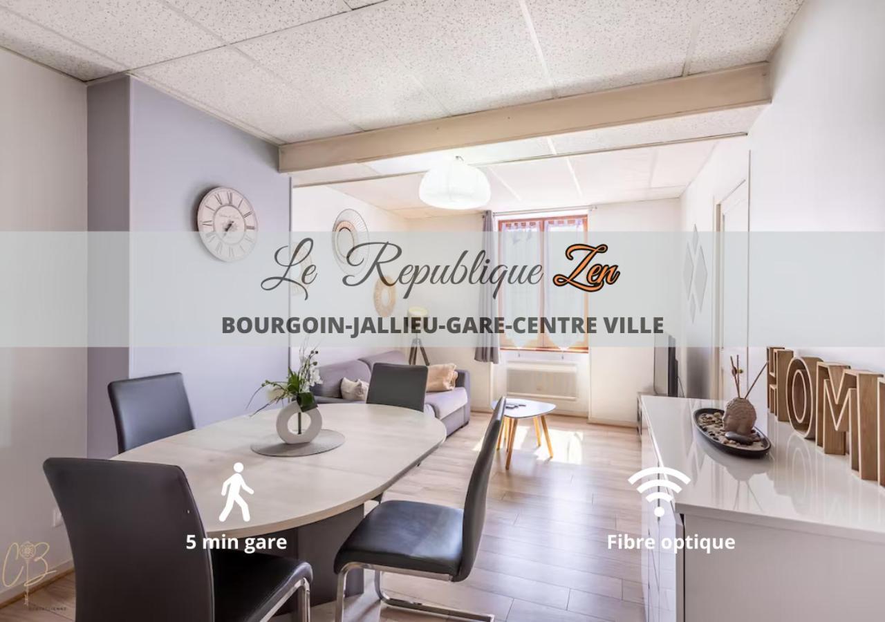Le Republique-Gare-Centre Ville Bourgoin-Jallieu Εξωτερικό φωτογραφία